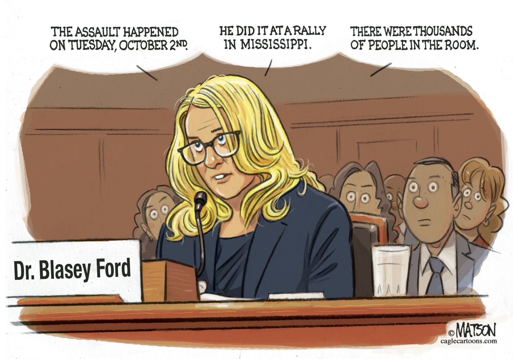 Kavanaugh confirmation cartoon